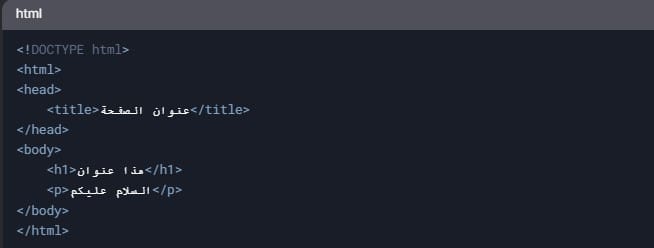 تعلم البرمجة بسهولة: دليلك الشامل من المفهوم إلى التطبيق العملي 30 شرح كيفية كتابة محتوى HTML